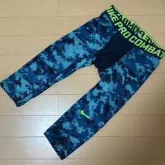 【美品】NIKE PRO COMBAT コンプレッション七分丈スパッツ Sサイズ