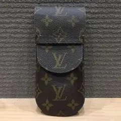 美品 LOUIS VUITTON モノグラム エテュイ リュネット ラバ メガネ