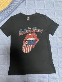 The Rolling Stones ブラックTシャツ 85サイズ