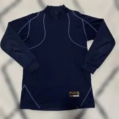 mizuno ネイビー 長袖 アンダーシャツ M