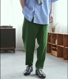 EMMA CLOTHES ワンタック テーパードセミワイドパンツ