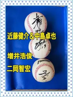ゴールデングラブ賞　近藤健介選手 直筆サイン色紙＆ゴールドボール 2025年最新】近藤健介 サインボールの人気アイテム - メルカリ