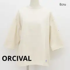 ORCIVAL コットンロード ワイドボートネックハーフスリーブB248