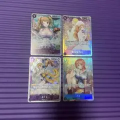 ワンピースカード　ナミ&プリン　4枚セット