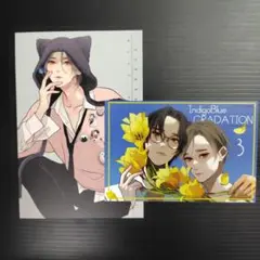 市川けい　インディゴブルーのグラデーション3　ソフマップ限定イラストカード
