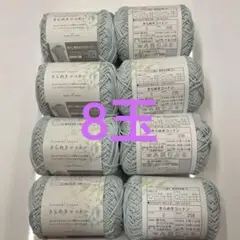 Seriaセリア毛糸 きらめきコットン8玉 Col No.2 ブルーごしょう産業
