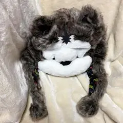 MAN WITH ぬくぬく赤ずきんちゃんブランケット ふわもこ おおかみ帽子 MAN WITH ぬくぬく赤ずきんちゃんブランケット ふわもこ
