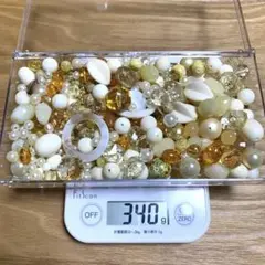 ビーズ アクセサリーパーツ アイボリー