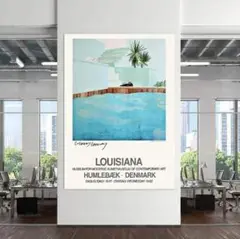 ディヴィッド・ホックニー キャンバスアートポスター 50×70cm