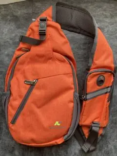 メンズ レディース ボディバック 10l 大容量 値段交渉 即購入可 オレンジ