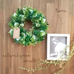 スペシャル価格中！＊natural greenリース＊秋リース フラワーリース