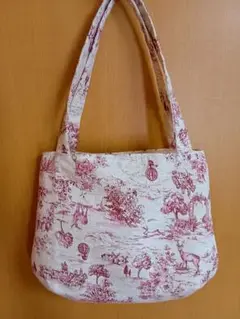 ハンドメイド＊ふんわりトートバッグ 　 ノスタルジア