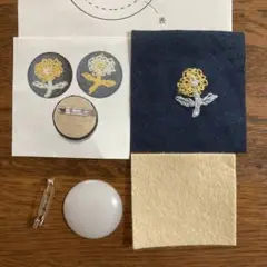 斉藤遥子　キルトパーティ　キット　ブローチ