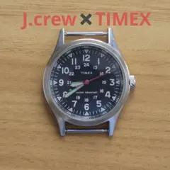 古*2様 j.crew timex 　ビンテージ風　コラボ　ウォッチ TIMEX x J.CREW Watch Quartz Stainless Men's Black | eBay
