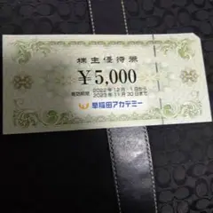 早稲田アカデミー5,000円