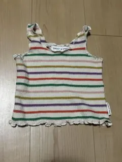 SPROET&SPROUT 2y ボーダー タンクトップ ノースリーブ