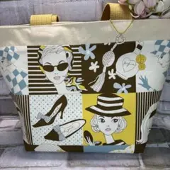肩がけトートバッグ　ハンドメイド　カワグチミヤコ