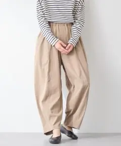 for/c 速乾イージーコクーンパンツ　フォーシー　ベージュ LL