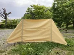 プライベート空間を確保する高さ100cm 陣幕 カーキ