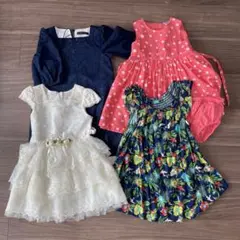 ワンピース size:S.M.L.24months 4着セット