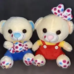 2017年 レア ペコポコ×ハートベア スタンダード ぬいぐるみ 全2種セット