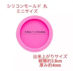 シリコンモールド　丸　ミニサイズ