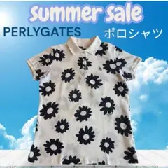【美品】PERLYGATES パーリーゲイツ ハニカムリバー ポロシャツ