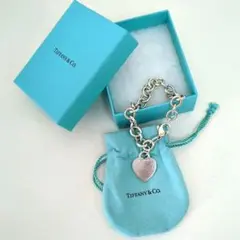 TIFFANY ティファニー ハート ブレスレットシルバー 925