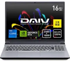 mouse クリエイターノートPC DAIV R6 32GBメモリ16インチ