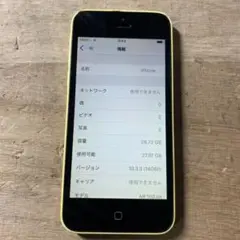 iPhone5c イエロー　32GB