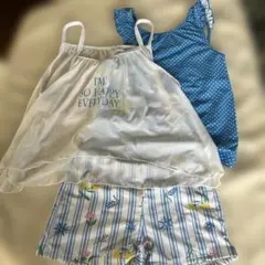 女の子用水着 セパレートセット三点セット