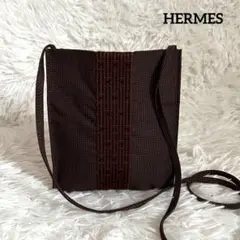 美品✨ レア‼️エルメス エールライン ショルダーバッグ ブラウン 斜め掛け