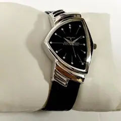人気品! HAMILTON ベンチュラ 6251 ブラック シルバー 黒銀 時計