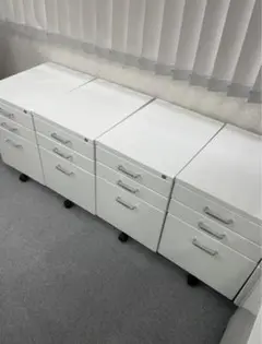 【超美品】引取限定 未使用品 6個セット キャビネット 引き出し キャスター付