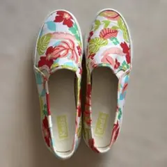 Keds スリッポン　トロピカル柄
