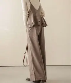 ラジエム バックフリルサロペット サロペット