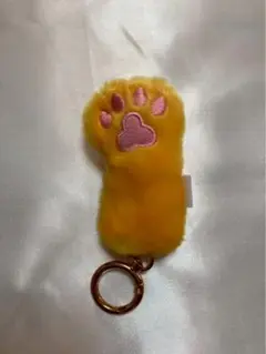 「新品未使用」ぶるぶる猫の手 キーホルダー