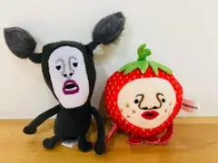 こびとずかんのぬいぐるみ2 ガチャガチャ　イチゴクレナイ　アラシクロバネ