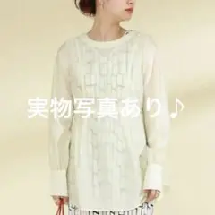 ☆新品タグ付き！Ray BEAMS 2wayシースルーブラウス☆