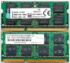 保証付 PCL3-12800S DDRL3-1600 メモリ8GB2枚 5d63