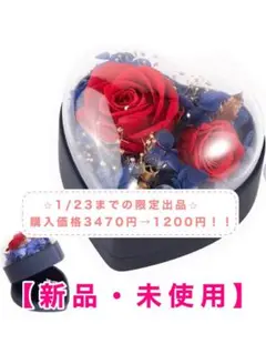 【新品・未使用】プリザーブドフラワージュエリーボックス