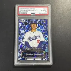 PSA 10 山本由伸 2024 Topps Chrome SAPPHIRE