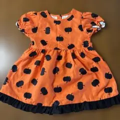 SHEIN パンプキン柄ワンピース 2-3Y