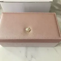 Afternoon Tea フラワーストーンジュエリーボックス　M ピンク