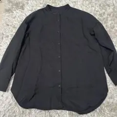 GU 黒 長袖シャツ