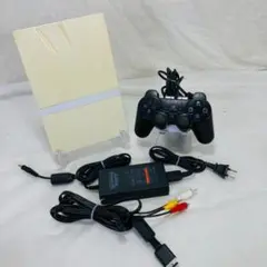 訳あり動作品　PS2 SCPH-77000 本体 一式 コントローラー 薄型