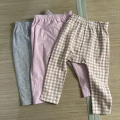 ベルメゾン　カエルパンツ　ベビーズボン