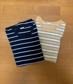 UNIQLO ボーダーTシャツ 2枚セット