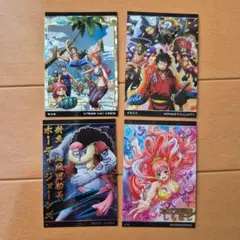 ONE PIECE ウエハースカード4枚セット