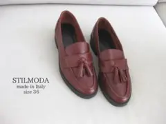 イタリア製STILMODA タッセルローファー レザー 36(23cm) 革靴